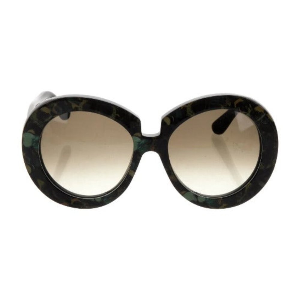 VALENTINO CAMBUTTERFLY OVERSIZED SUNGLASSES